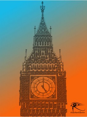 QR Pointillism - Big Ben I